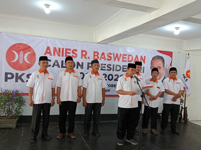 Dahului DPP, DPW PKS Yogyakarta Usung Anies Capres 2024