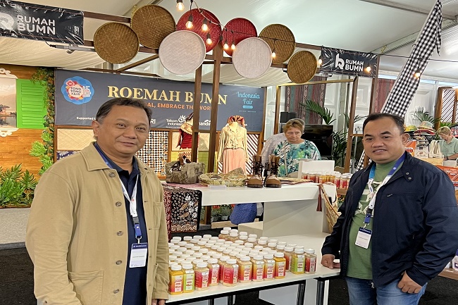 Minuman Rempah Akar Jawi, UMKM Binaan SG Sukses Go Global di Tong Tong Fair 2022 di Belanda