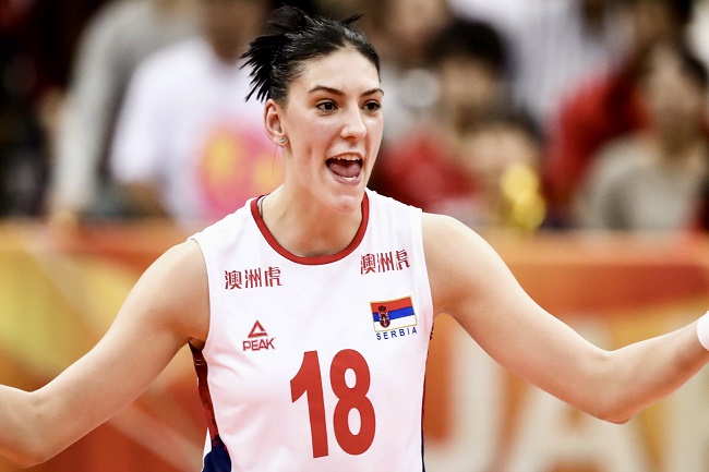 Serbia crush Canada, Tijana Boskovic becomes a star