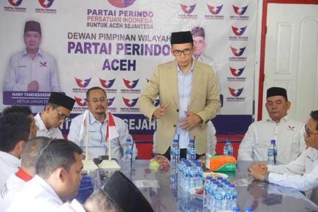 Konsolidasi dan Ziarah Makam Syiah Kuala, Begini Pesan TGB ke Kader Partai Perindo Aceh