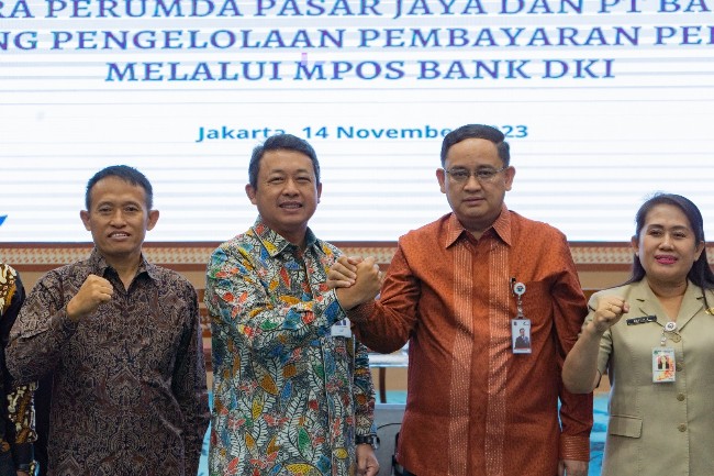 Bank DKI dan Pasar Jaya Jalin Kerja Sama, Permudah Pembayaran Pedagang Pasar