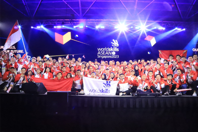 Indonesia Juara Umum Worldskills ASEAN ke-13 di Singapura, Menaker Ida Berikan Apresiasi