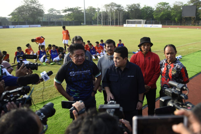 PSSI Pantau Seleksi Pemain Timnas Piala Dunia U-17 di Palembang