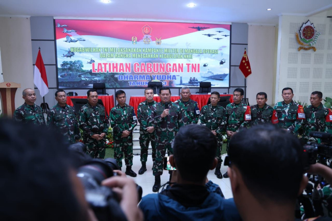 Dipimpin Panglima TNI, Pangdam V Brawijaya Terjun Langsung dalam Latihan Gabungan 2023