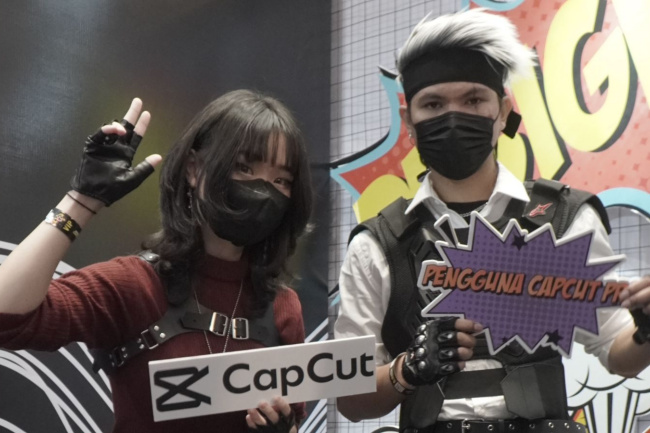 CapCut Hadir di Indonesia Comic Con x DG Con 2023