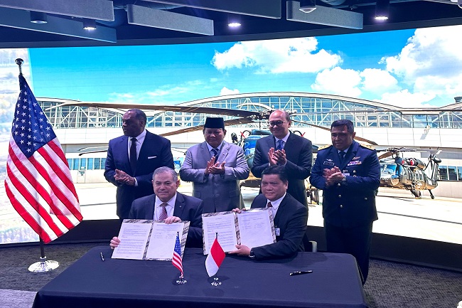 Sikorsky-PTDI Teken Kerja Sama Pengadaan Helikopter Black Hawk untuk Indonesia