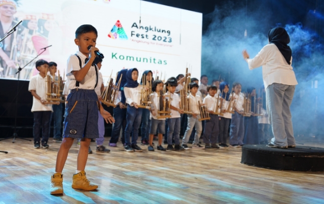 Angklung Fest 2023 Ajang Pelestarian Budaya Diikuti Lansia, Difabel dan Anak-Anak