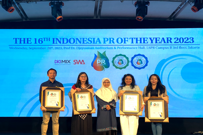 Chandra Asri Raih Empat Penghargaan di Indonesia PR Program of the Year 2023