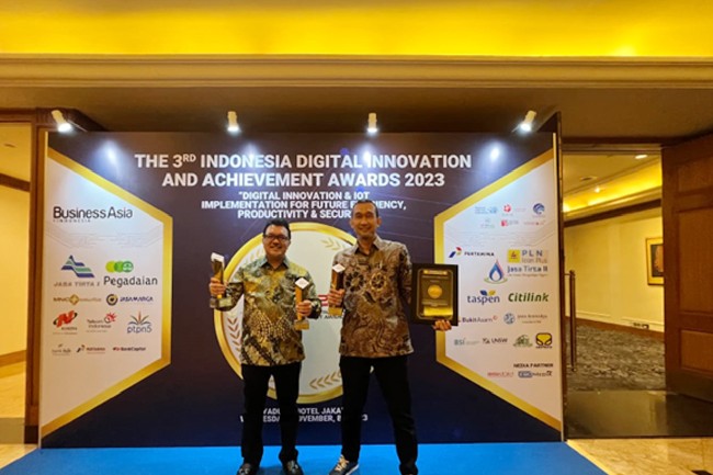 PTPN Group Raih Tiga Penghargaan Indonesia Digital Innovation and Achievement Awards