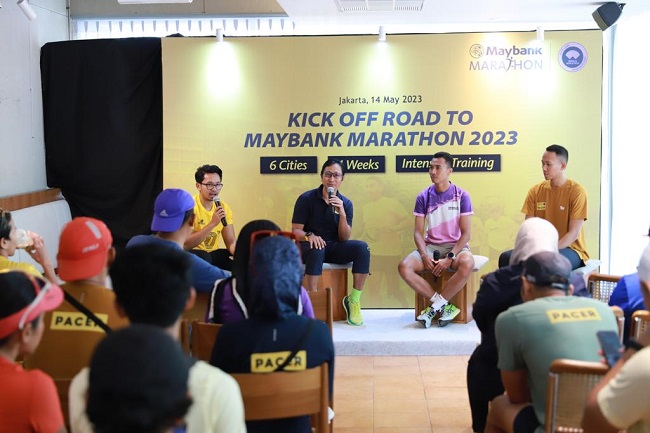 Gelar Road to Maybank Marathon 2023, Maybank Indonesia  Dukung Pelari Capai Personal Best 