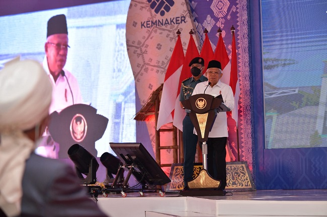 Wapres KH Ma’ruf Amin Resmikan BLK Komunitas dan Festival BLK Nasional di Lombok