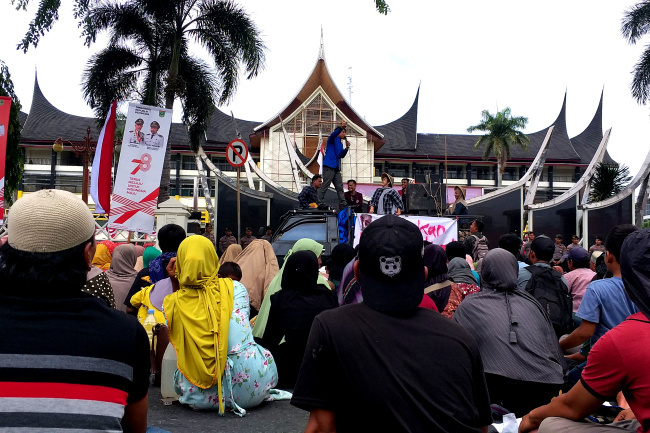 Warga Air Bangis Tuntut Pemprov Sumbar Akhiri Konflik Agraria
