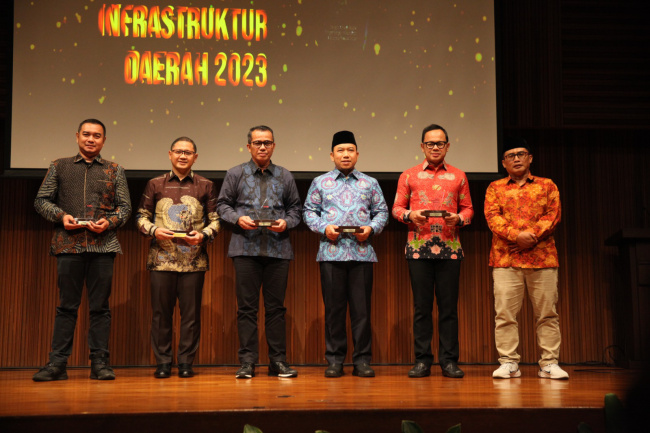 Enam Daerah Raih Gatra Apresiasi Infrastruktur Daerah 2023 Kategori Pembangunan Infrastruktur Pendukung Perekonomian