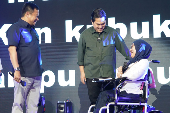 Erick Dukung PNM Tingkatkan Kesejahteraan Disabilitas