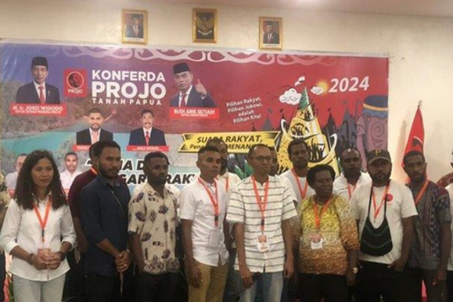 ProJo Papua Deklarasi Dukung Agus Jabo Bacawapres Prabowo Subianto