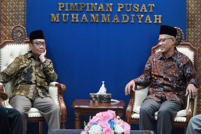 Bertemu Mahfud MD, Ketum PP Muhammadiyah Tegas Minta Pemilu Tak Ditunda