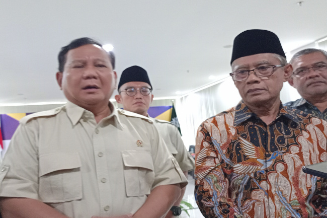 Temui Ketua Umum Muhammadiyah, Prabowo Ingin Akademisi Atasi Ketergantungan pada Produk Luar Negeri