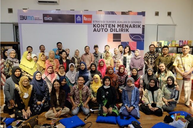 Semen Gresik & Kementerian BUMN Gelar Pelatihan Strategi Sukses Memanfaatkan Sosial Media untuk UMKM Rembang