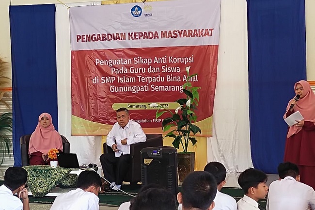 Transformasi Menuju Integritas: Upaya Peningkatan Kesadaran Anti Korupsi di SMP Islam Terpadu Bina Amal Gunungpati Semarang