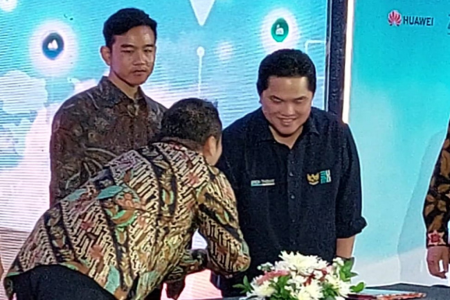 Setelah Ditetapkan Jadi Cawapres, Gibran Pertama Kali Bertemu Erick Thohir