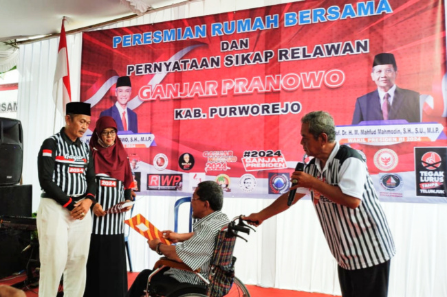 Aliansi Relawan GaMa Targetkan Menang Mutlak, 85% Suara di Purworejo