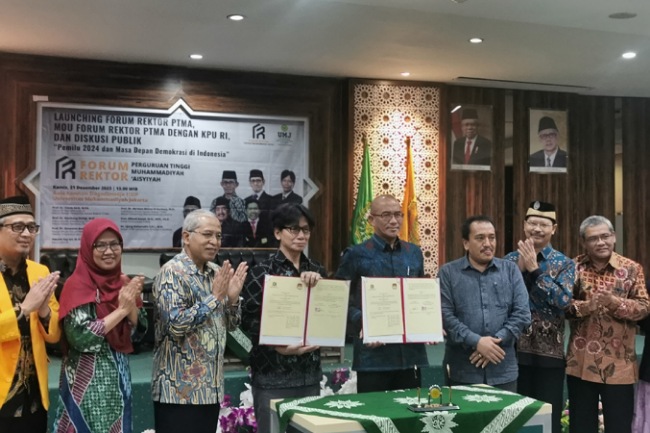 KPU Ajak Perguruan Tinggi Muhammadiyah Dukung Pelaksanaan Pemilu 2024