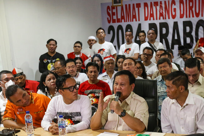 Relawan Sebut Prabowo Komitmen Moral Wujudkan Visi Indonesia Emas 2045