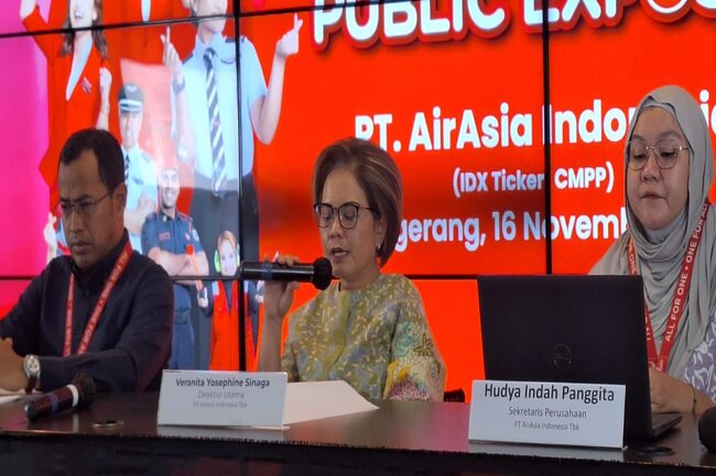 AirAsia Bukukan Pendapatan Rp 4,9 Triliun, Naik 97 Persen per September 2023