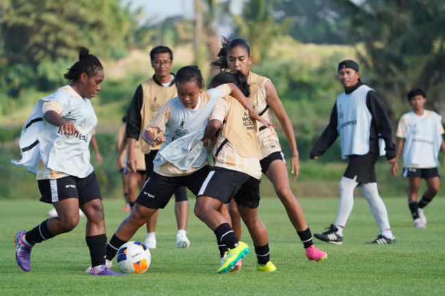 Tim U-17 Wanita Indonesia Matangkan Persiapan Hadapi Korea Selatan