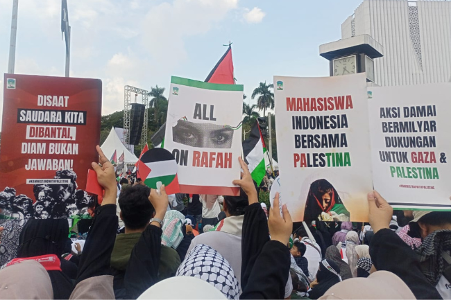 Aliansi Rakyat Indonesia Bela Palestina Serukan Bantuan Militer ke Gaza