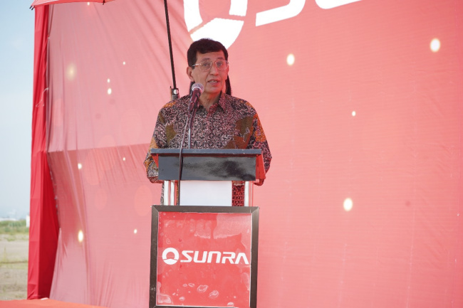 Investasikan USD120 juta, Sunra Bangun Pabrik Motor Listrik Terbesar di Indonesia