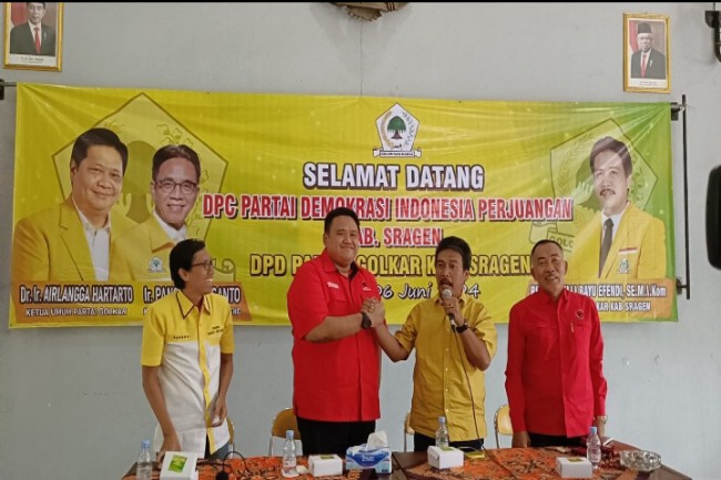 Para Elite Beramah Tamah, Sinyal Koalisi PDIP-Golkar Menguat di Pilbup Sragen