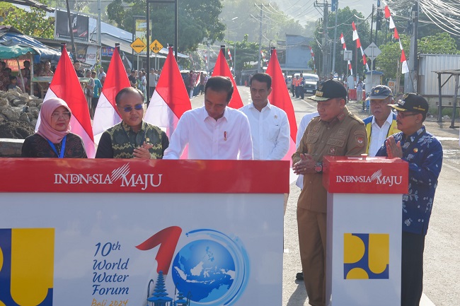 Presiden Jokowi Resmikan Jalan Inpres Daerah di NTB Senilai Rp 211 Miliar