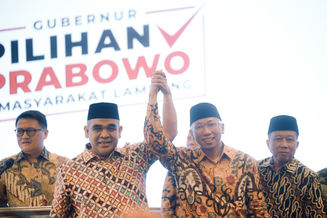 Gerindra Tetapkan Rahmat Mirzani Djausal Bacagub Lampung