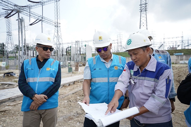 Komitmen Tinggi Terhadap K3, Manajemen PLN Inspeksi Lapangan ke Proyek GITET 500 kV Ampel/Boyolali