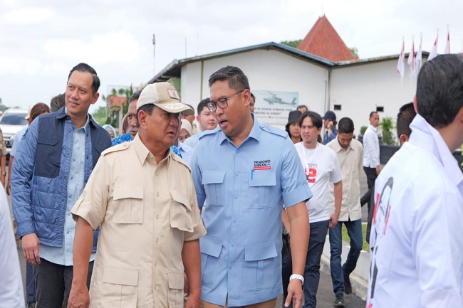 Soal Cagub Jateng Sudaryono, Prabowo: Tunggu Ada Waktunya