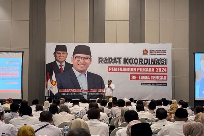 35 DPC Partai Gerindra se-Jateng Ikrar Dukung Sudaryono Jadi Gubernur