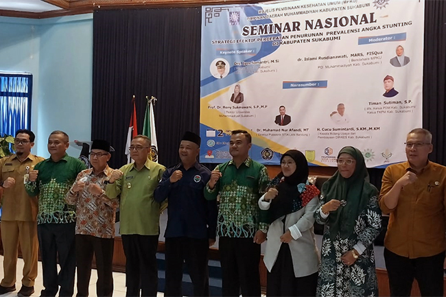 MPKU Muhammadiyah Sukabumi Laksanakan Seminar Inovasi untuk Percepatan Penurunan Prevalensi Stunting