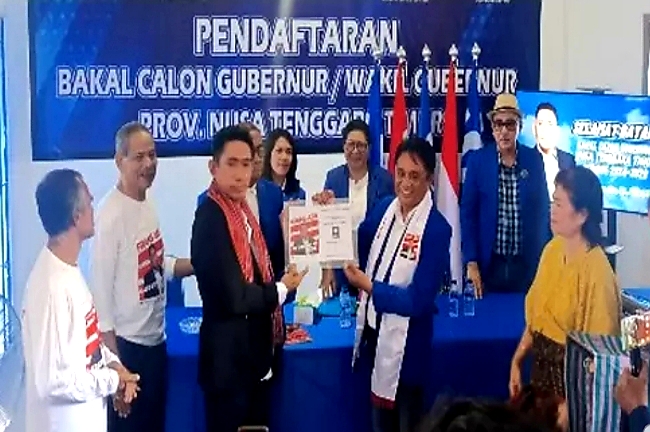 Daftar Cagub di PAN, Frans Aba Bicara Komitmen Atasi Masalah Kemiskinan di NTT