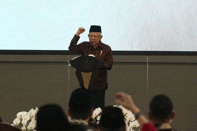 Wapres Ma'ruf Amin Sebut PDIP Telah Beri Pengabdian Terbaik untuk Bangsa dan Negara