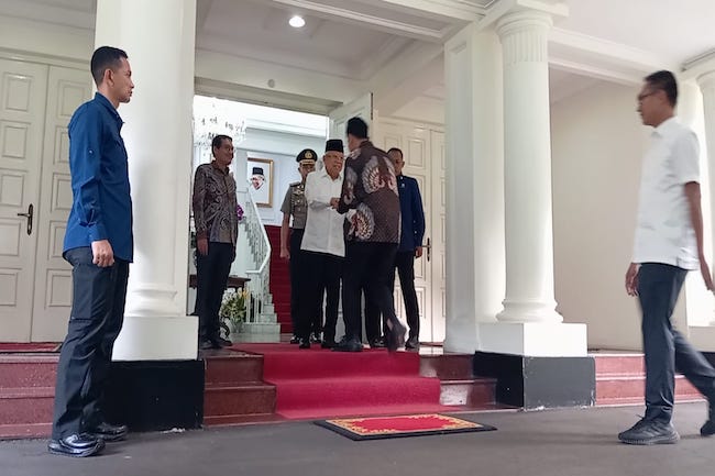 Gibran Sowan ke Wapres Ma'ruf Amin Usai Ditetapkan KPU