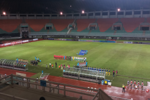 Indonesia Unggul 1-0 Berkat Gol Bunuh Diri Palestina