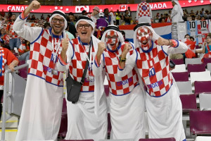 Rupa-rupa Pendukung Kroasia di Piala Dunia 2022