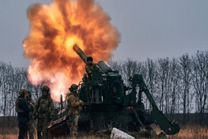 Pertempuran Sengit di Kota Vugledar dekat Donetsk