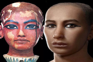 Arkeolog: Rekonstruksi Wajah Raja Firaun Mesir Tutankhamun