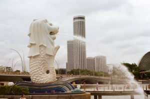 Patung Merlion Singapura akan Diperbaiki, Ditutup hingga Desember