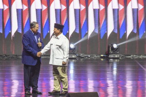 Diusung Demokrat, Prabowo Puji Kepemimpinan SBY-Jokowi