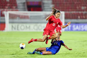 Claudia Scheunemann Semangati Tim U-17 Wanita Indonesia