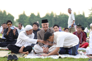 Ganjar Salat Idulfitri di Yogyakarta, Open House Lebaran di 4 Kota