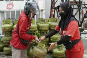 Pertamina Gerojok Gas Melon di Semarang